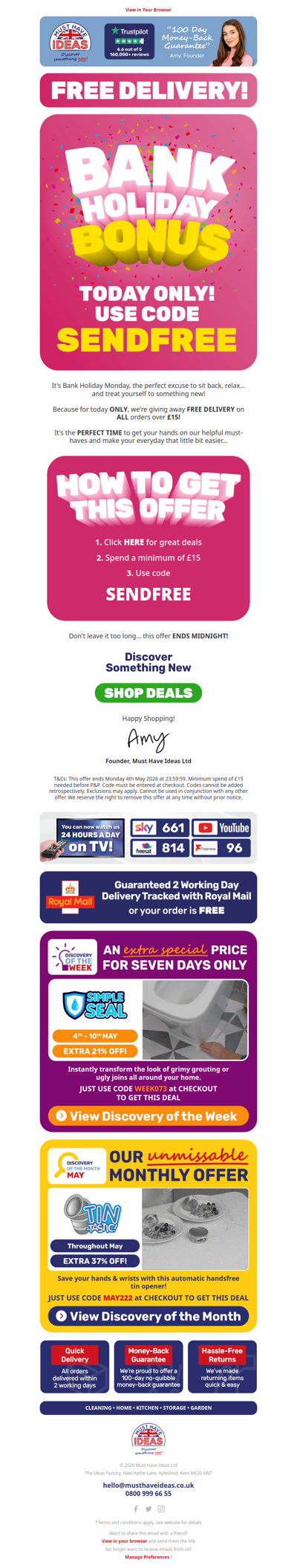 🚚📦 Today: FREE DELIVERY