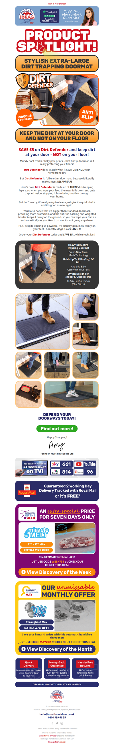This is the ULTIMATE way to defend your door... 🚪👣