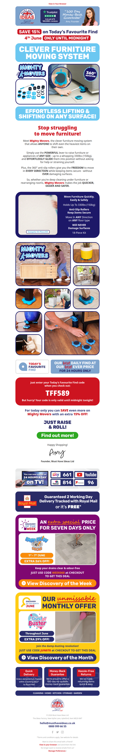 If you struggle to move furniture, you need this!
