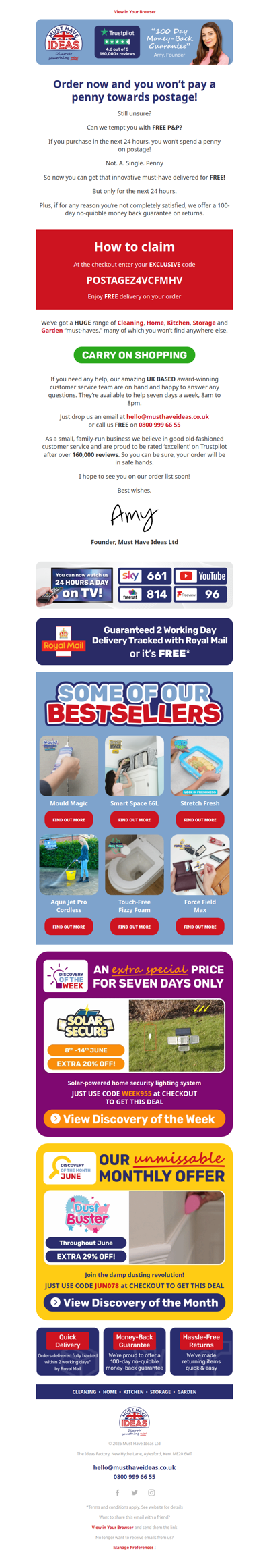How about FREE P&P 🤩