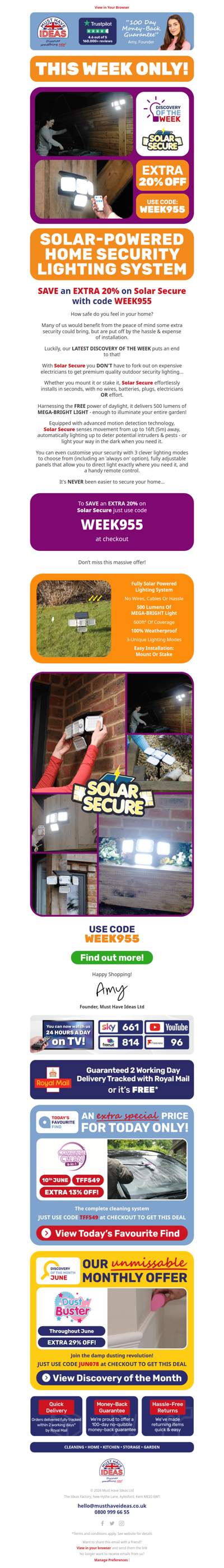 Secure your home with our HUGE weekly offer💫