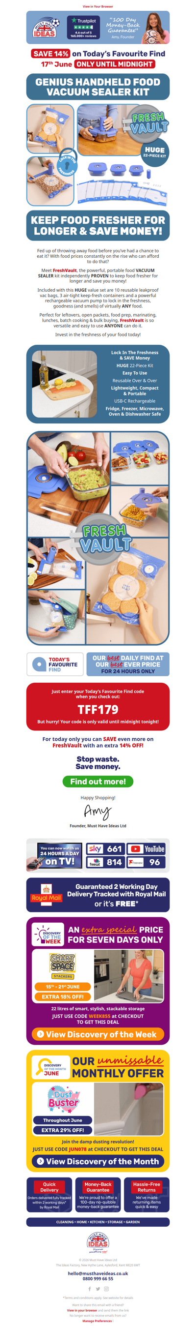 Keep your food fresher for longer! 🍽️🔒
