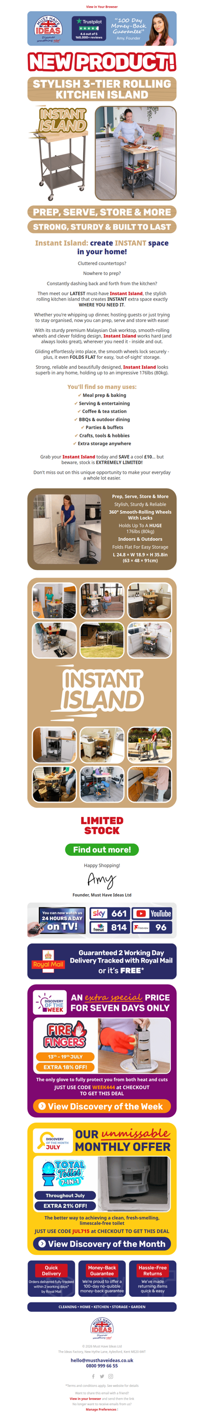 Grab your Instant Island before we sell out!