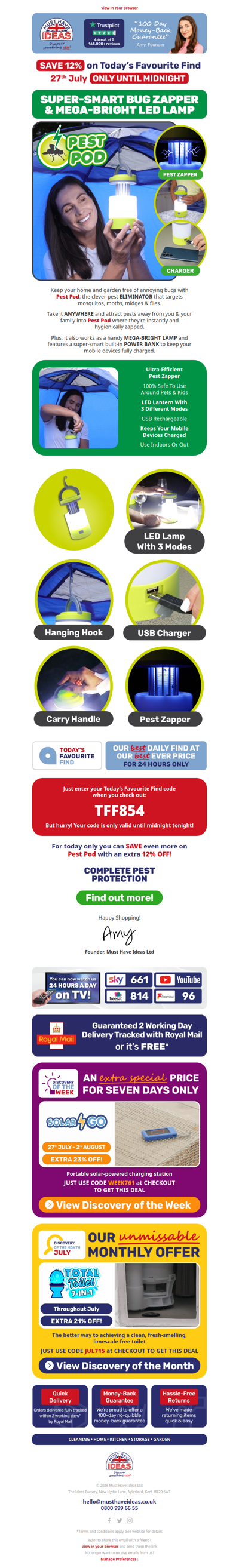 Banish bugs and brighten your evenings! 🚫🪰