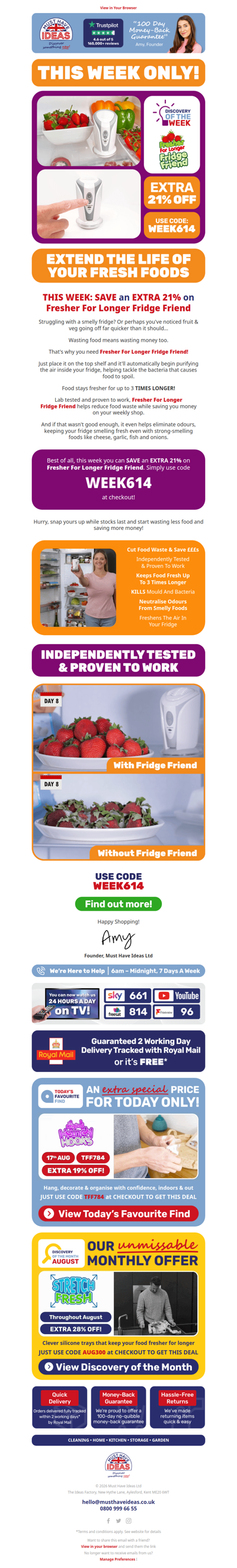 Every fridge should have this! 🍓😋