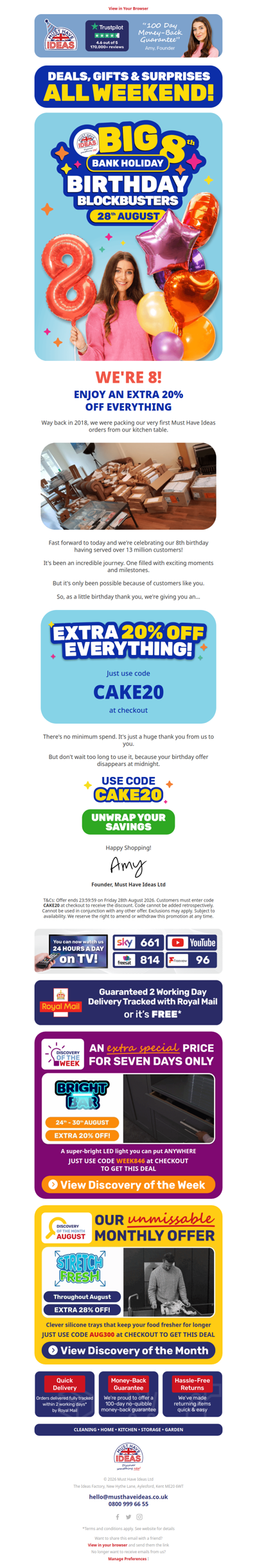 🎉 It's our birthday! Here's your present! 🎂