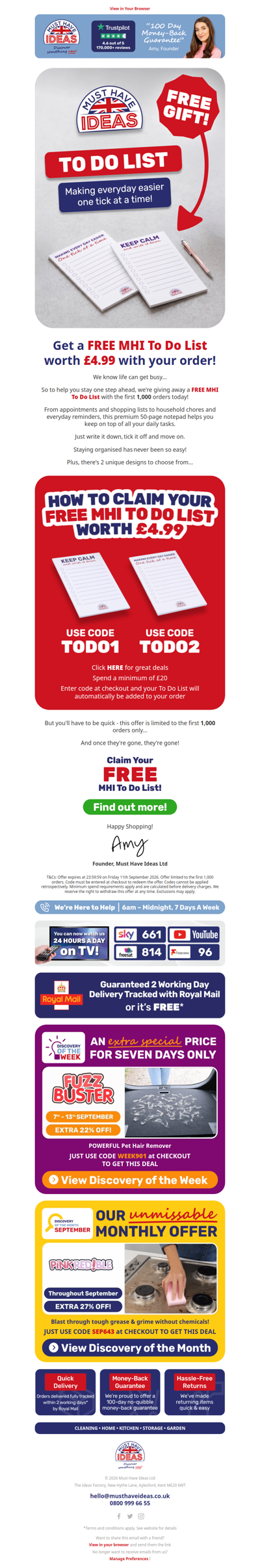 Free gift? 🎁 Tick! ✅