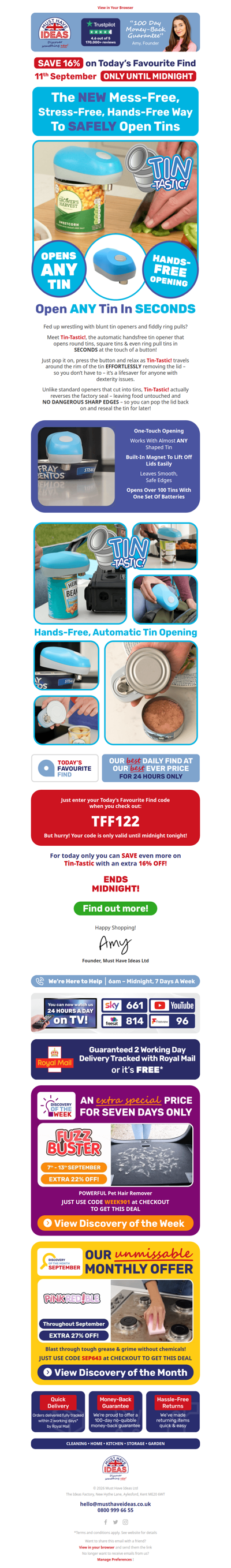 Still struggling with old-fashioned tin openers? 🥫