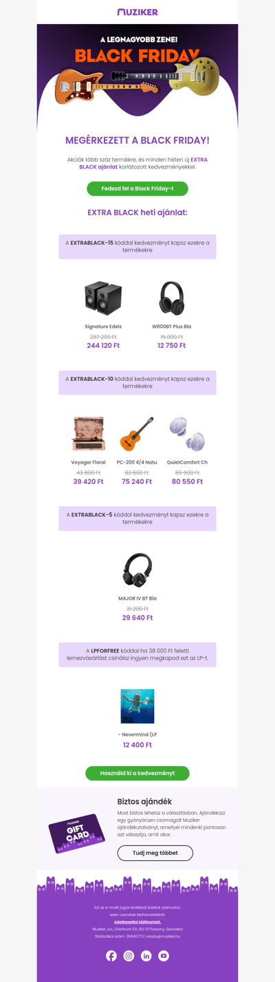 Megérkezett a Black Friday – és dübörög!