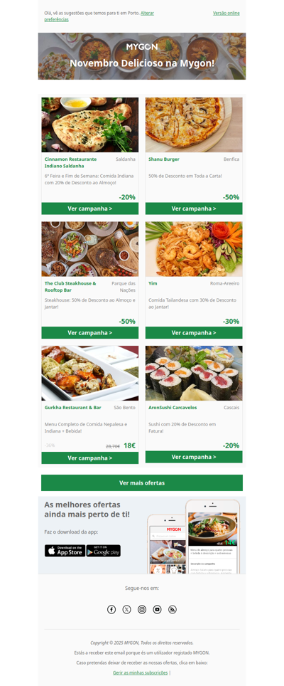 As Ofertas Mais Deliciosas Estão na Mygon! 😋