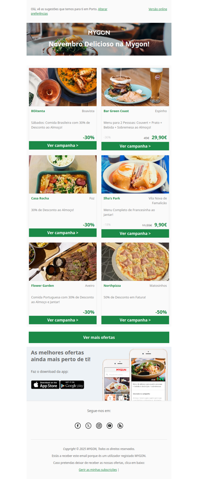 As Ofertas Mais Deliciosas Estão na Mygon! 😋