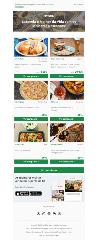 Faz Uma Pausa na Rotina e Abre Estas Ofertas Saborosas! 😏