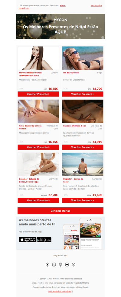 O Presente Mais Desejado Debaixo Da Árvore: O Nosso Voucher!