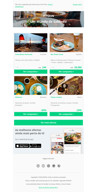 Descobre um Mundo de Sabores… Sem Saíres de Casa!🍽️