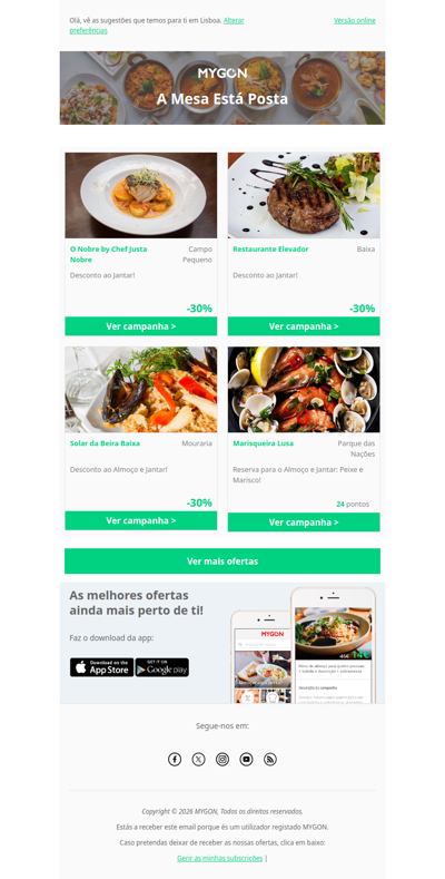 Um mundo de sabores à tua espera