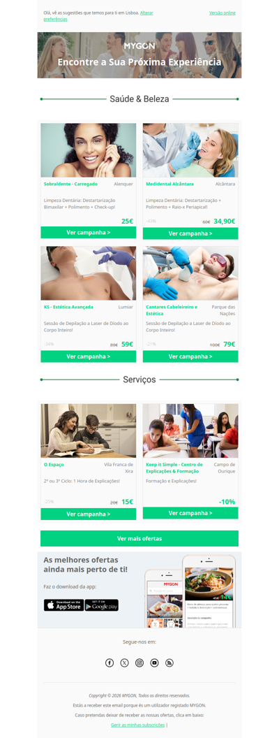 As Melhores Oportunidades da Semana