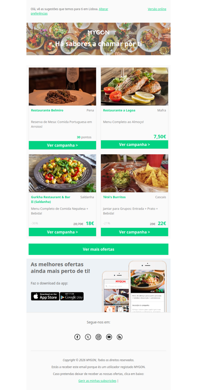 Uma boa refeição começa aqui