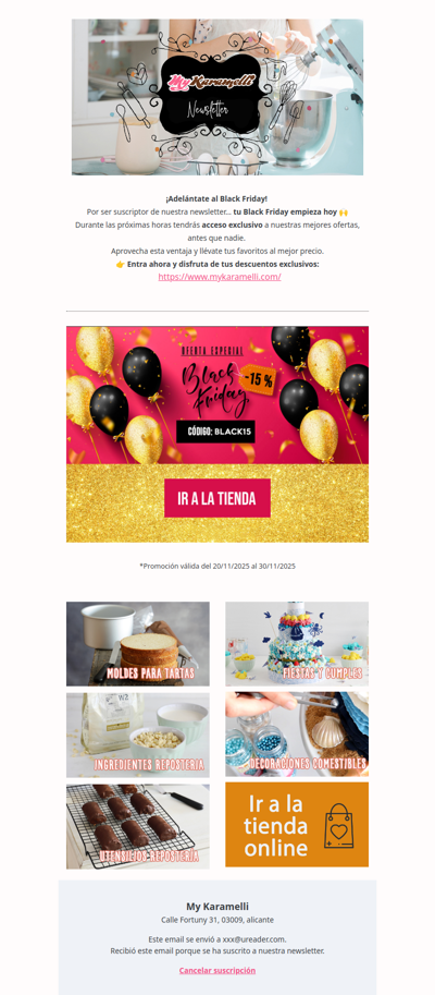 ⭐Eres VIP⭐  tu Black Friday empieza antes (solo para suscriptores)