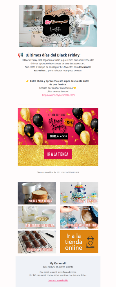 Últimos días del Black Friday… ¡aprovecha! 🔥