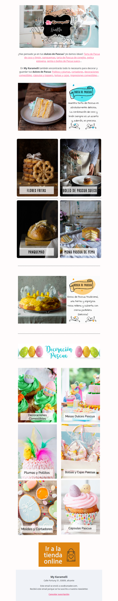 Tartas que saben a primavera y hacen única tu Pascua 🐣🌸