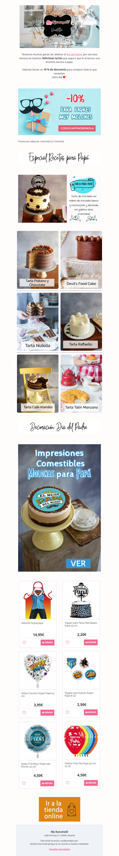 🎁 Celebra el Día del Padre con 10% de descuento en toda la web