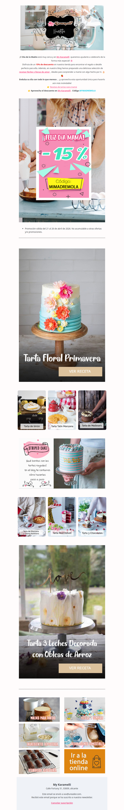 Para la mejor mamá del mundo: 15% de descuento 😍