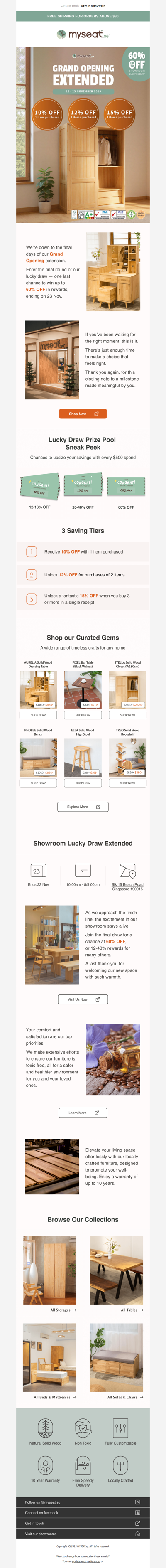 Grand Opening Finale Ends 23 Nov