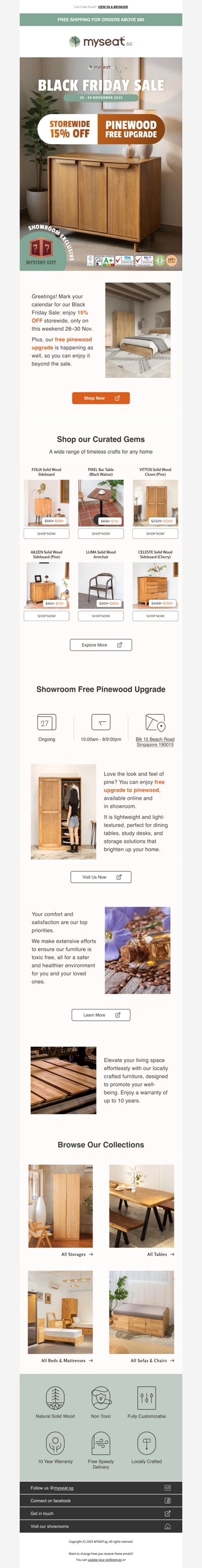 Black Friday Weekend: 15% Off Storewide