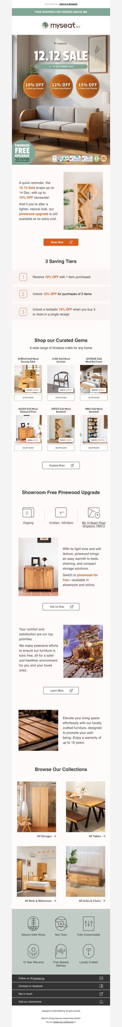 Last 3 Days of 12.12 Sale — Don’t Miss Up to 15% Off