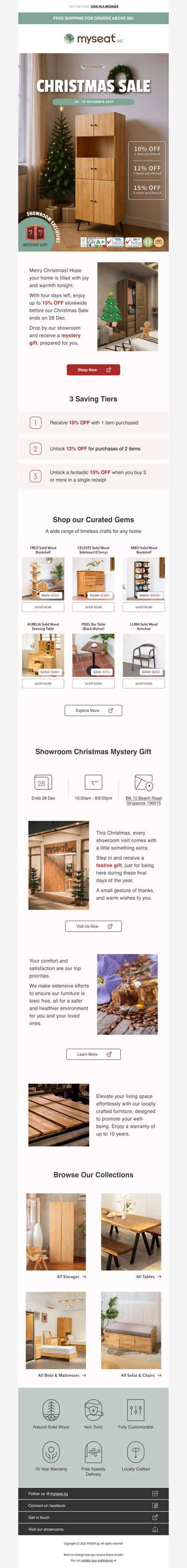 🎁A Warmer Home for Christmas — Up to 15% Off✨