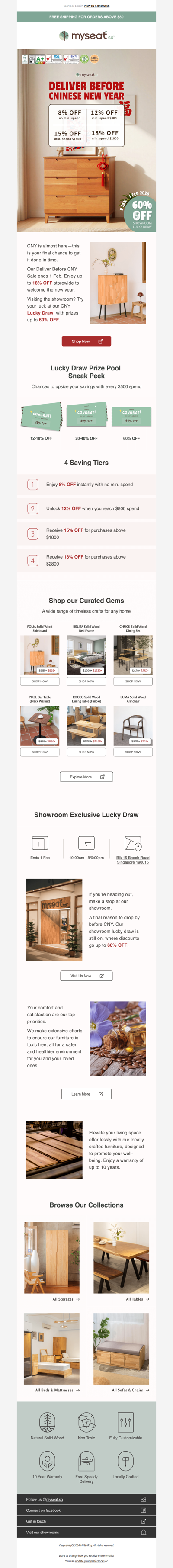 Last Call Before CNY — Up to 18% Off 🧧