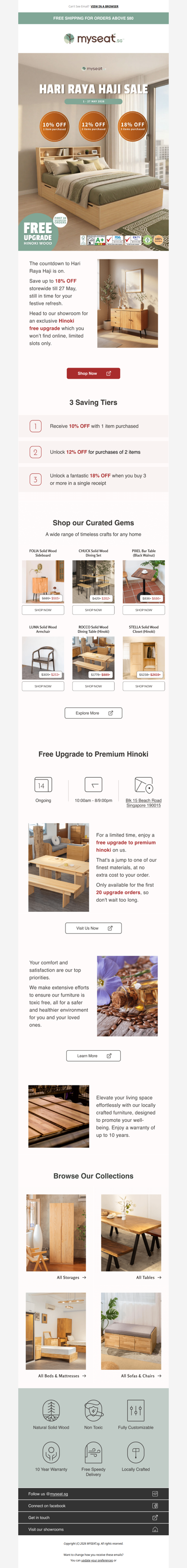 🎁 Up to 18% OFF, plus a surprise at our showroom