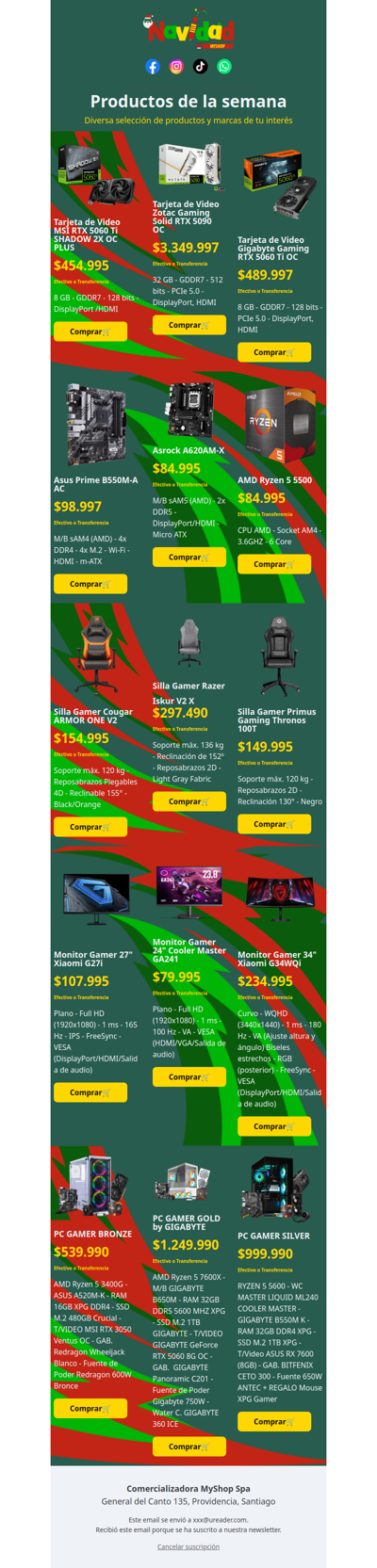 Esta semana viene cargada de sorpresas🎄🎅🏻