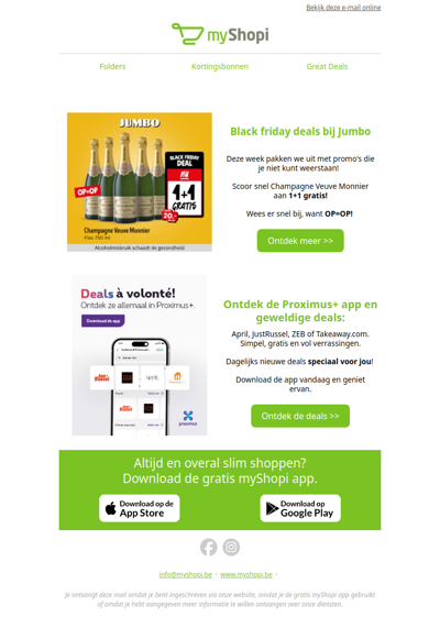 Geweldige deals bij Jumbo en Proximus!