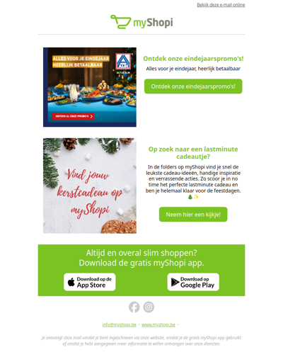 Ontdek de eindejaarspromo's van Aldi!