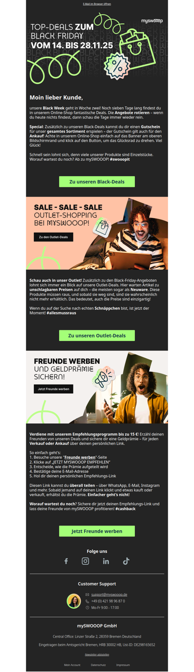 Nur noch 7 Tage: Top-Deals sichern!