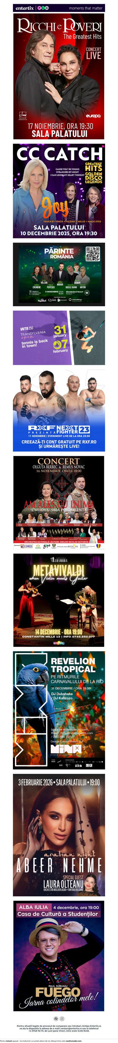 De adăugat în calendar 🗓️