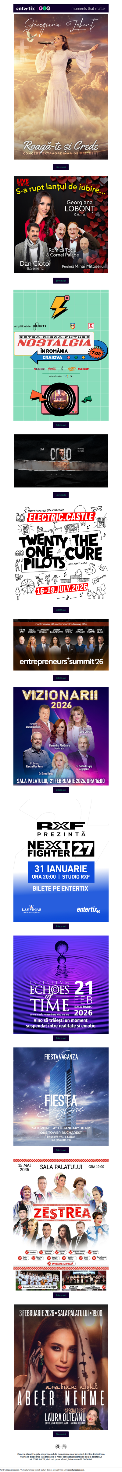 Evenimente & noutăți pentru tine