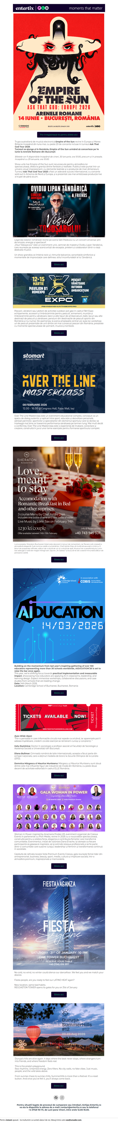 Empire of the Sun la Arenele Romane pe 14 iunie