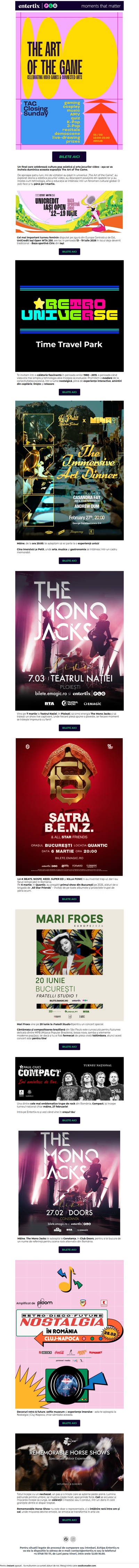 Bilete pentru amintiri care rămân🎫