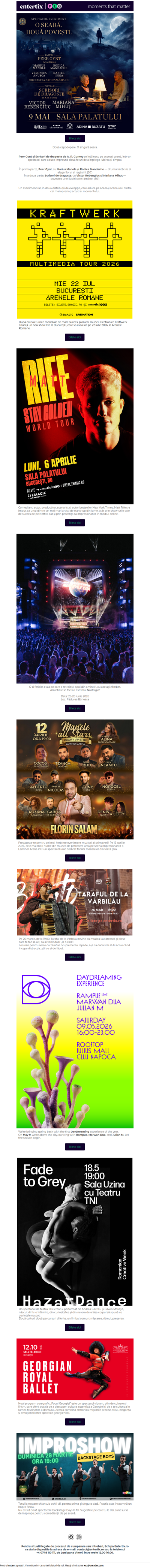 Prinde momentele care contează 🎟️