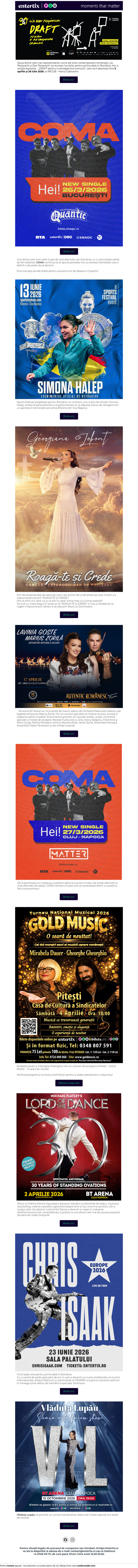 Prinde momentele care contează 🎟️