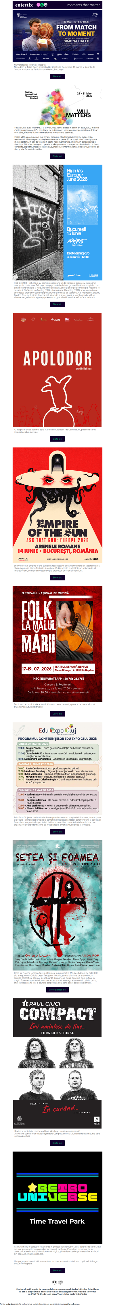 Prinde momentele care contează 🎟️