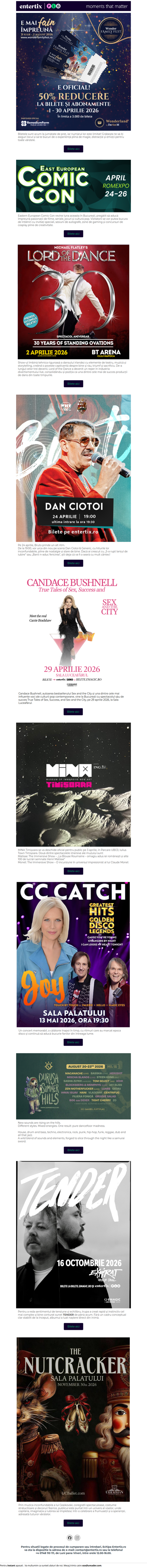 Prinde momentele care contează 🎟️