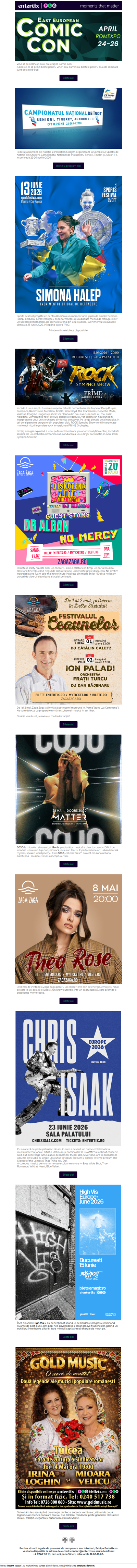 Prinde momentele care conteaza 🎟️