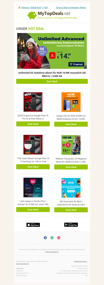 📲 Google Pixel 10 Pro XL effektiv GRATIS!