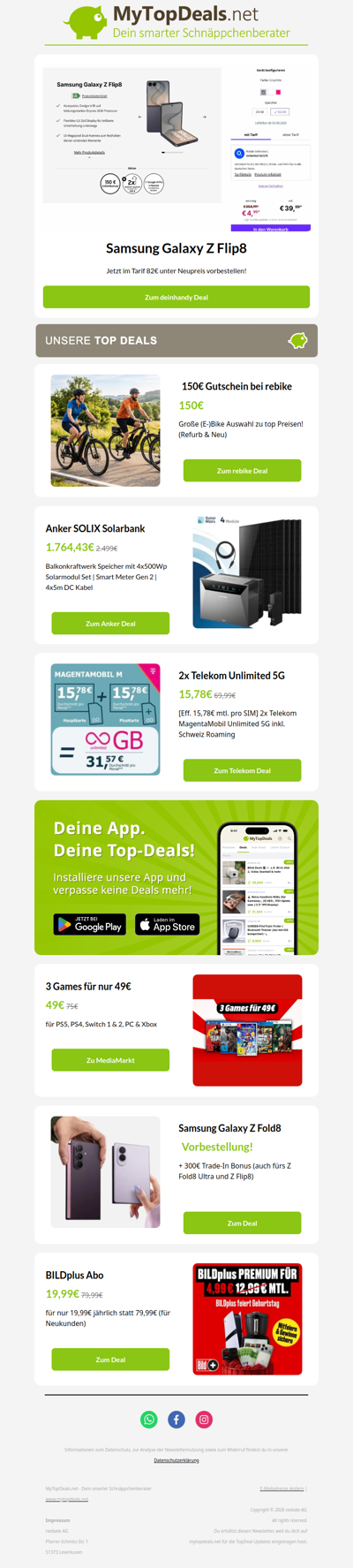 DEALS 🔥 Samsung Galaxy Z Flip8 | Fold8