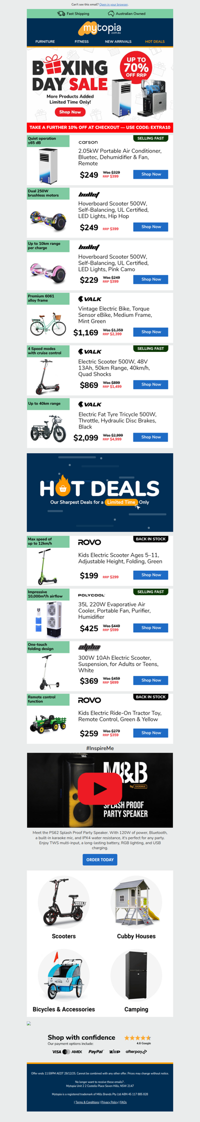 🔥 Boxing Day Sale Starts Now! 🔥