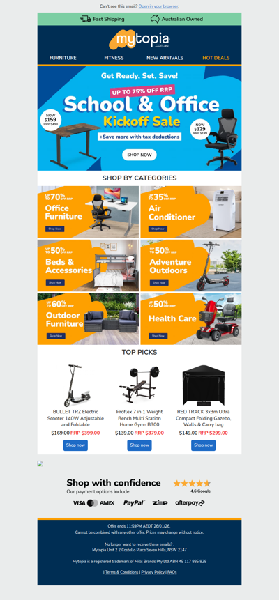 ⚡Up to 75% Off RRP – School & Office🎒