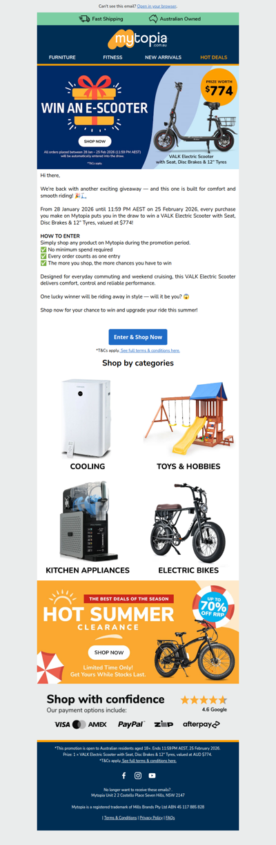 🎉 WIN a VALK Electric Scooter!